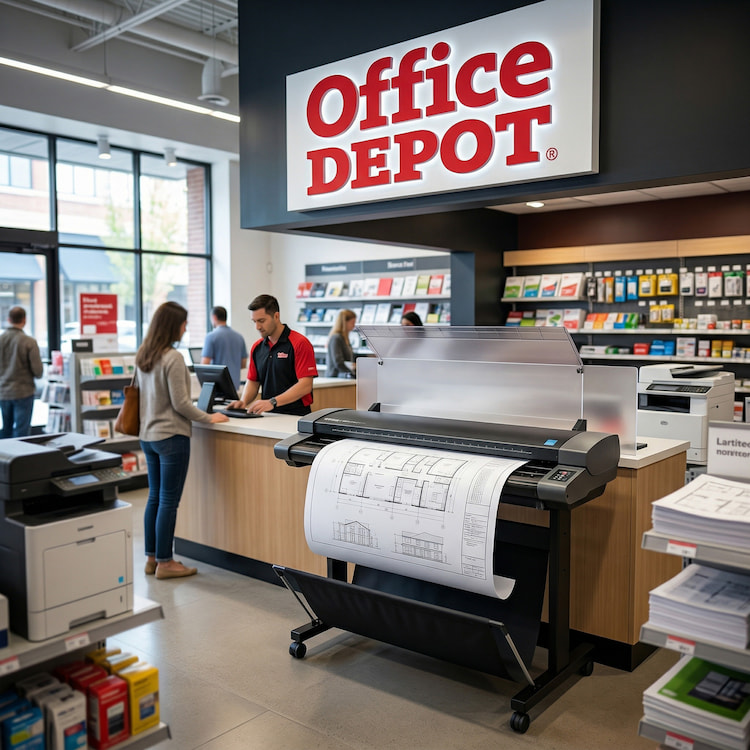 Numérisation Grand Format chez Office DEPOT