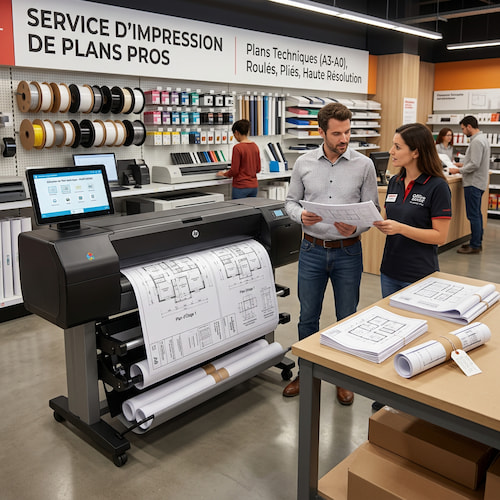 Service d'impression de plans
